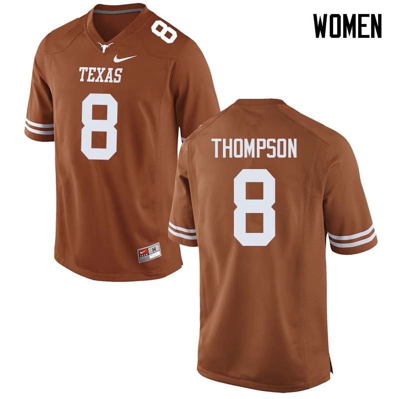 Women #8 Casey Thompson Texas Longhorns College Football Jerseys Sale-Orange